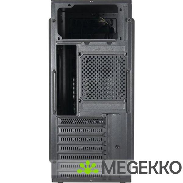 Grote foto inter tech a 301 quad midi tower zwart computers en software behuizingen en kasten