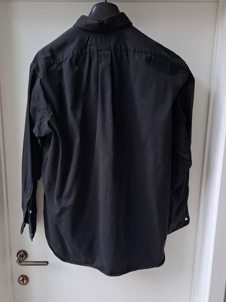 Grote foto vintage zwart overhemd polo by ralph lauren xl kleding heren overhemden