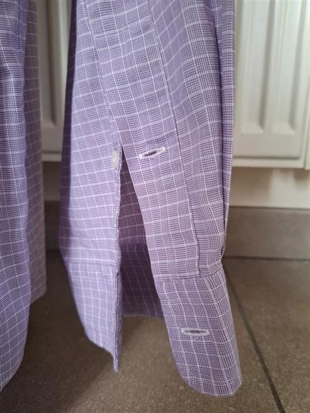 Grote foto vintage lila geruit overhemd ralph lauren l xl kleding heren overhemden