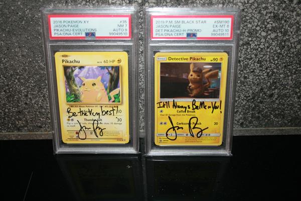 Grote foto zeldzame pokemonkaarten gesingeert jason paige verzamelen kaarten en prenten