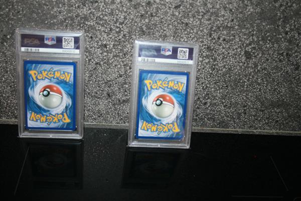 Grote foto zeldzame pokemonkaarten gesingeert jason paige verzamelen kaarten en prenten