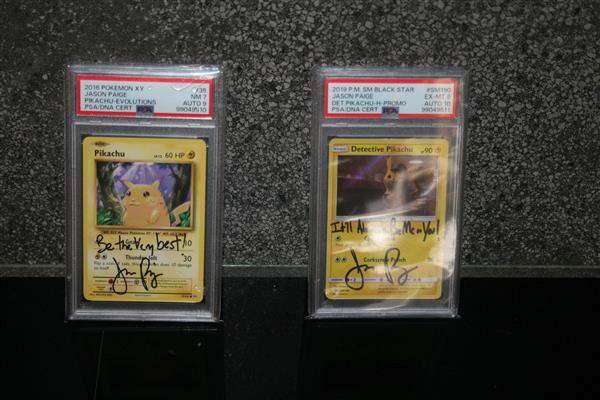 Grote foto zeldzame pokemonkaarten gesingeert jason paige verzamelen kaarten en prenten