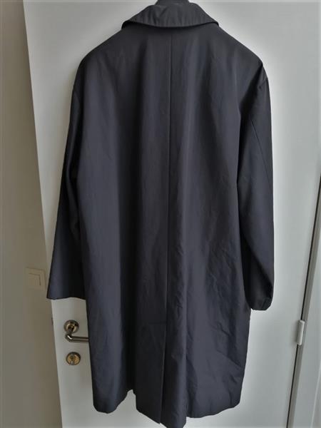 Grote foto zwarte halflange jas met gebreken hugo boss kleding heren jassen zomer