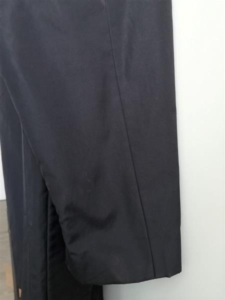 Grote foto zwarte halflange jas met gebreken hugo boss kleding heren jassen zomer