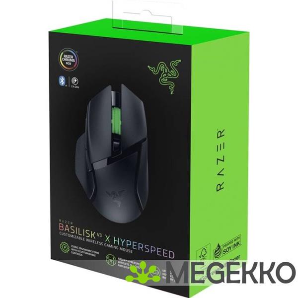 Grote foto razer basilisk v3 x hyperspeed draadloze gaming muis computers en software overige computers en software