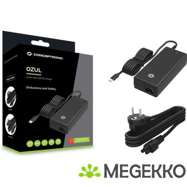 Grote foto conceptronic ozul03be netvoeding inverter binnen 100 w zwart computers en software overige