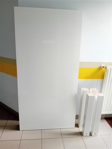Grote foto keukentafel wit hoogglans 180l x 90b x 74h huis en inrichting eettafels
