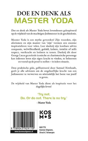 Grote foto doe en denk als master yoda boeken overige boeken
