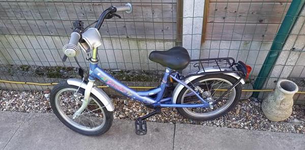 Grote foto kinderfiets met mand fietsen en brommers meisjesfietsen
