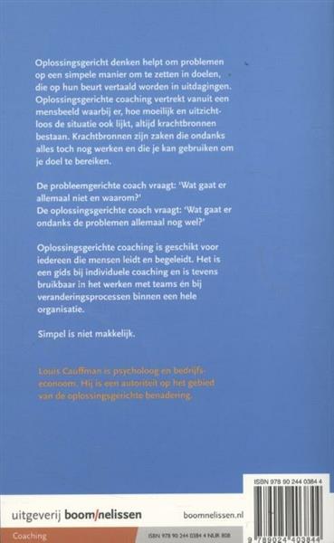 Grote foto oplossingsgerichte coaching boeken overige boeken