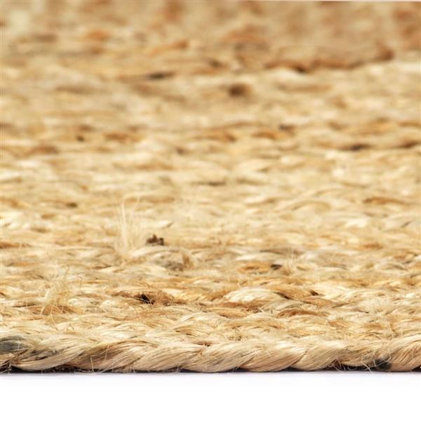 Grote foto vidaxl vloerkleed handgemaakt 80x160 cm jute naturel huis en inrichting vloerbedekking en kleden