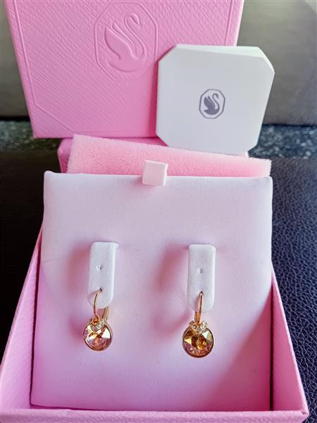 Grote foto zeer mooie swarovski oorhangers in perfecte staat sieraden tassen en uiterlijk oorbellen
