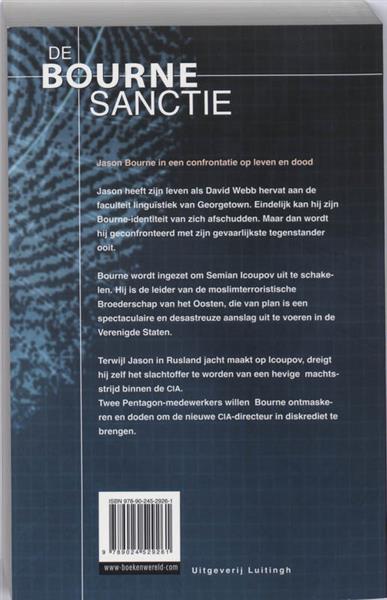 Grote foto robert ludlum de bourne sanctie jason bourne 6 boeken thrillers