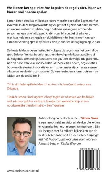 Grote foto het oneindige spel boeken overige boeken
