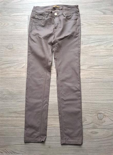 Grote foto mokkabruine stretch broek van r. display 38 40 kleding dames broeken en pantalons