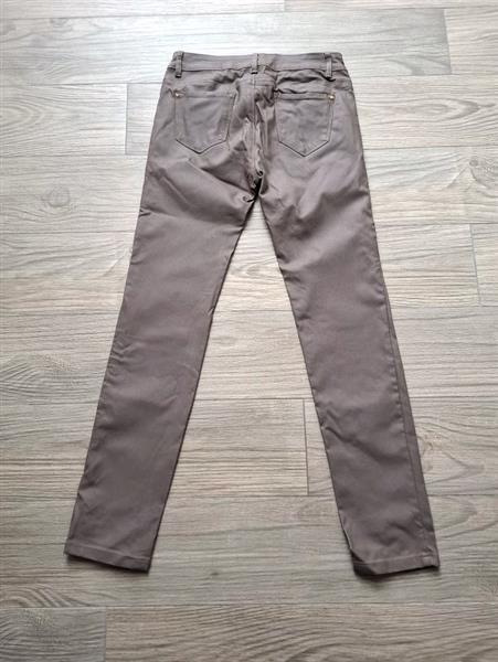 Grote foto mokkabruine stretch broek van r. display 38 40 kleding dames broeken en pantalons