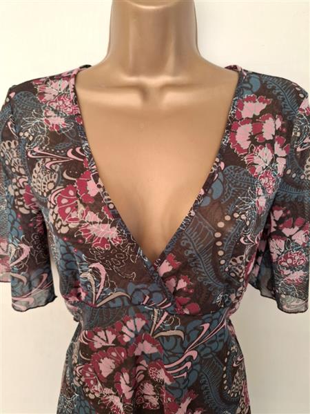 Grote foto chique doorzichtige tuniek van edc small kleding dames blouses en tunieken