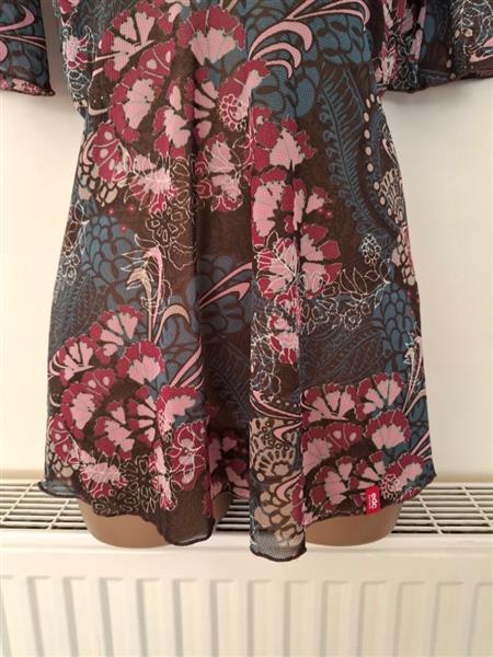 Grote foto chique doorzichtige tuniek van edc small kleding dames blouses en tunieken