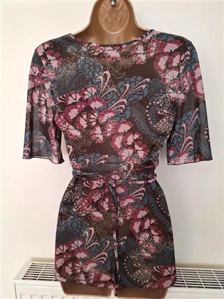 Grote foto chique doorzichtige tuniek van edc small kleding dames blouses en tunieken