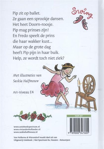 Grote foto een roos voor pip swing boeken jeugd 13 jaar en ouder