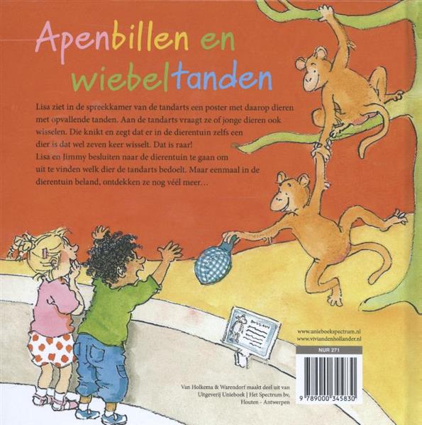Grote foto apenbillen en wiebeltanden lisa en jimmy boeken jeugd 13 jaar en ouder