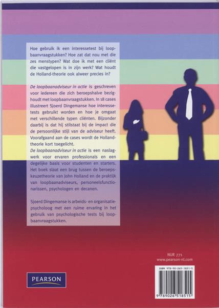 Grote foto de loopbaanadviseur in actie boeken psychologie