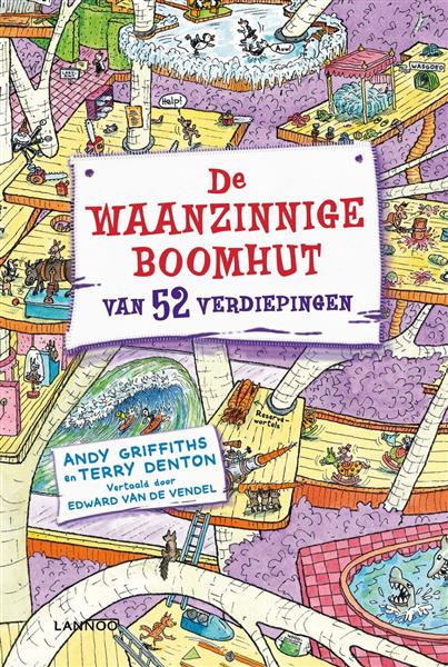 Grote foto de waanzinnige boomhut 4 boeken jeugd 13 jaar en ouder