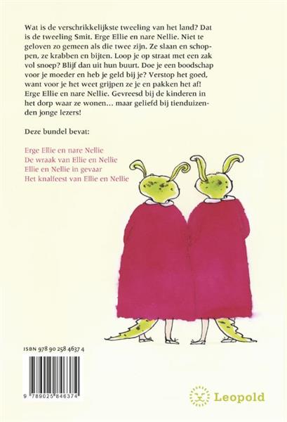 Grote foto de hele erge ellie en nare nellie voorlezen met leopold boeken jeugd 13 jaar en ouder