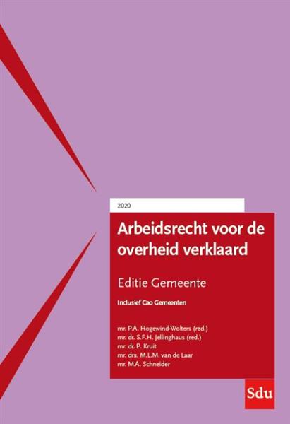 Grote foto arbeidsrecht voor de overheid verklaard editie gemeente. 2020 boeken overige boeken