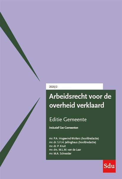 Grote foto arbeidsrecht voor de overheid verklaard editie gemeente. 2020 2 boeken overige boeken