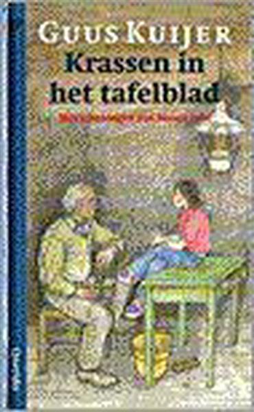 Grote foto krassen in het tafelblad jeugdsalamander boeken jeugd 13 jaar en ouder