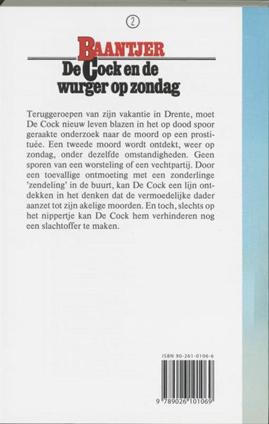 Grote foto de cock en de wurger op zondag baantjer 2 boeken thrillers