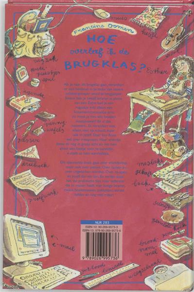 Grote foto hoe overleef ik de brugklas boeken jeugd 13 jaar en ouder