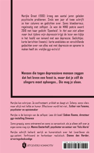 Grote foto het was niet alleen maar leuk tijdens mijn depressie boeken overige boeken