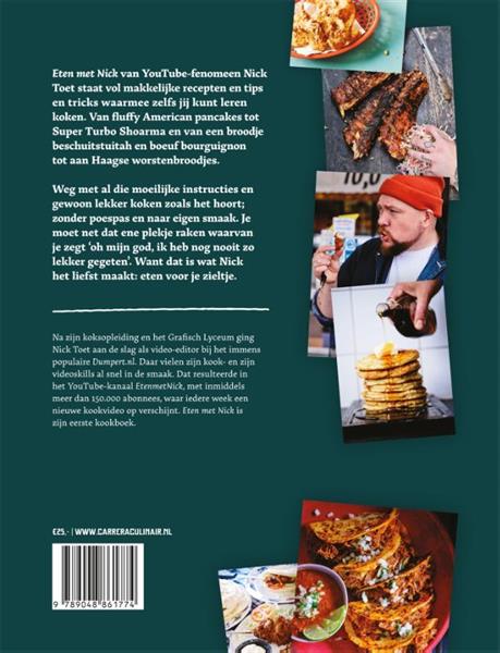 Grote foto eten met nick boeken kookboeken