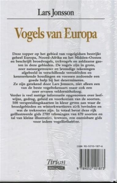 Grote foto vogels van europa noord afrika en het midden oosten tirion natuur boeken wetenschap