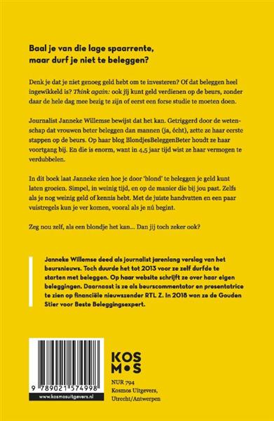 Grote foto blondjes beleggen beter boeken overige boeken