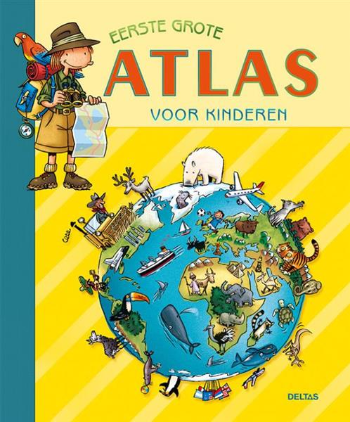 Grote foto eerste grote atlas voor kinderen boeken woordenboeken