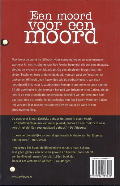 Grote foto een moord voor een moord boeken thrillers