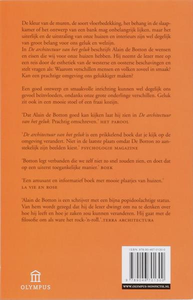 Grote foto de architectuur van het geluk olympus boeken overige boeken