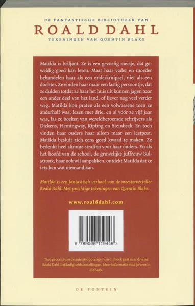 Grote foto matilda de fantastische bibliotheek van roald dahl boeken jeugd 13 jaar en ouder