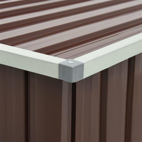 Grote foto vidaxl tuinbox 171x99x93 cm bruin tuin en terras overige tuin en terras