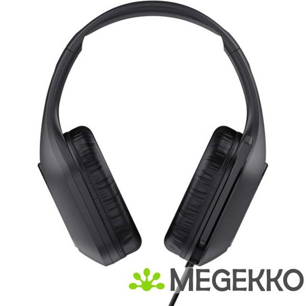 Grote foto trust gxt 416 zirox headset zwart audio tv en foto koptelefoons