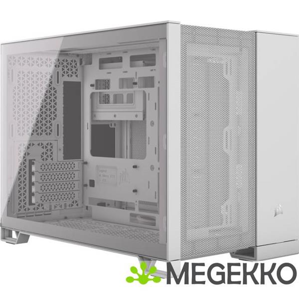Grote foto corsair 2500d airflow white computers en software behuizingen en kasten