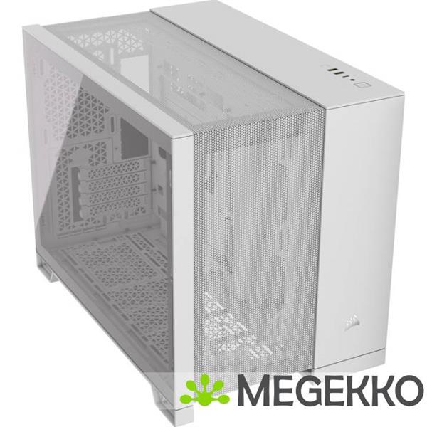 Grote foto corsair 2500d airflow white computers en software behuizingen en kasten