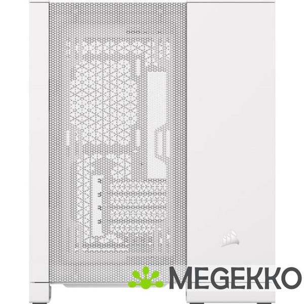 Grote foto corsair 2500d airflow white computers en software behuizingen en kasten