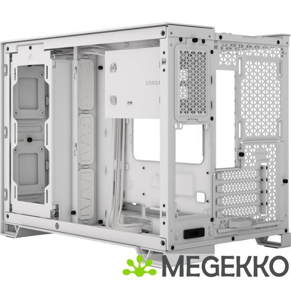 Grote foto corsair 2500d airflow white computers en software behuizingen en kasten