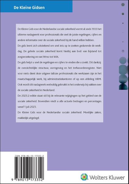 Grote foto de kleine gids voor de nederlandse sociale zekerheid 2023.2 boeken studieboeken