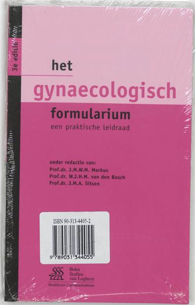 Grote foto gynaecologisch formularium formularium boeken wetenschap