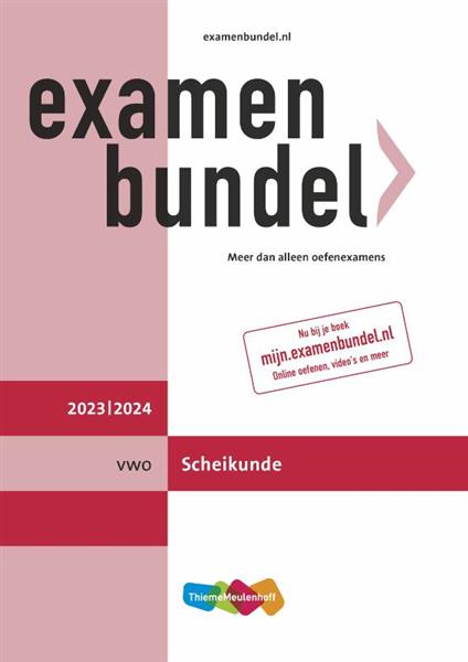 Grote foto examenbundel vwo scheikunde 2023 2024 boeken overige boeken